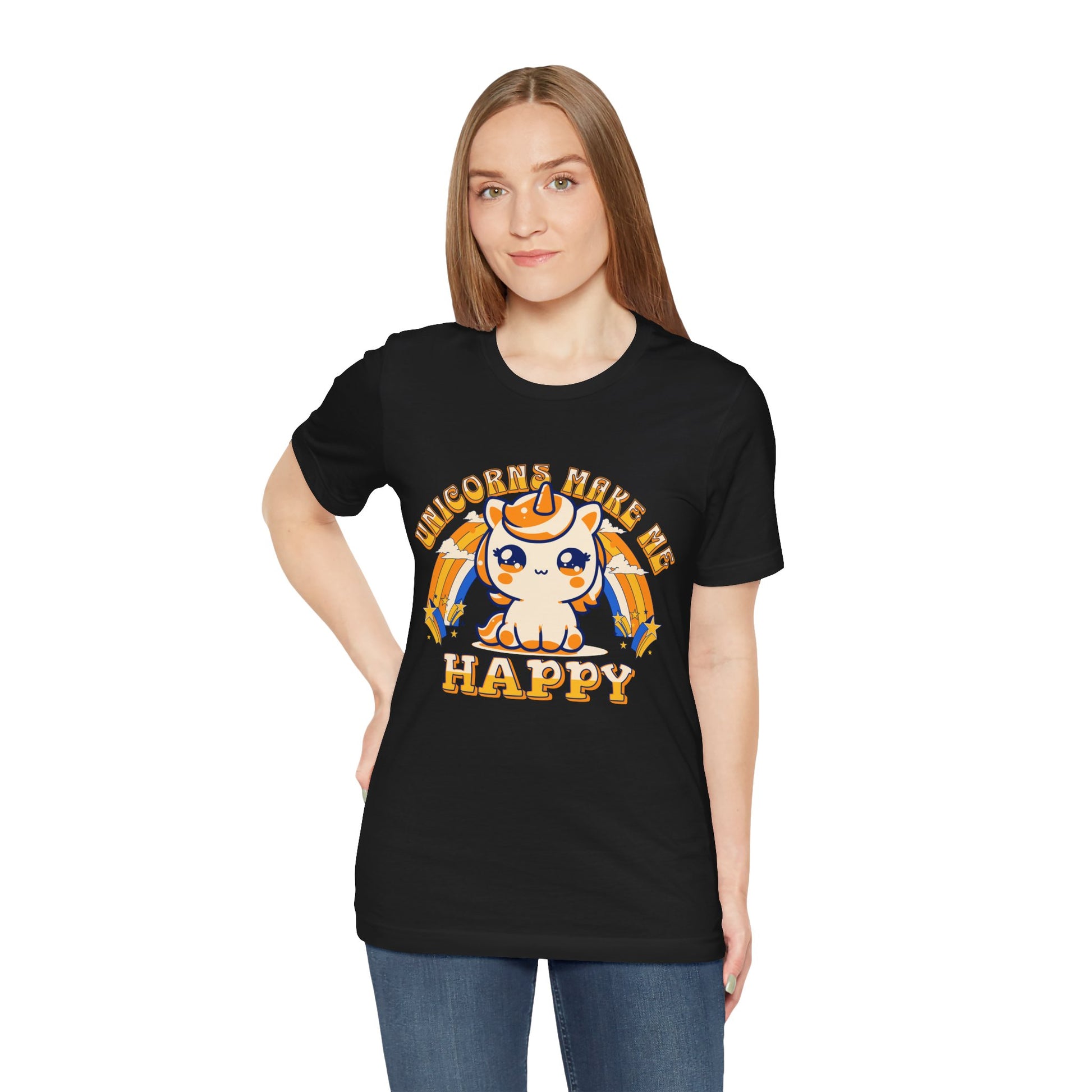 Unicorns make me happy T shirt