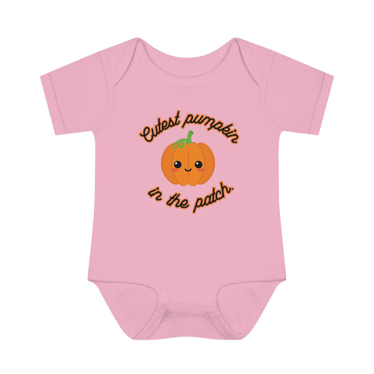 Baby Bodysuit - Cutest Pumpkin in the Pumpkin Patch - First Halloween Outfit