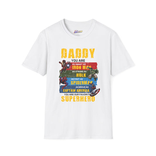 Amazing Dad  T shirt, smart, strong, fast and brave