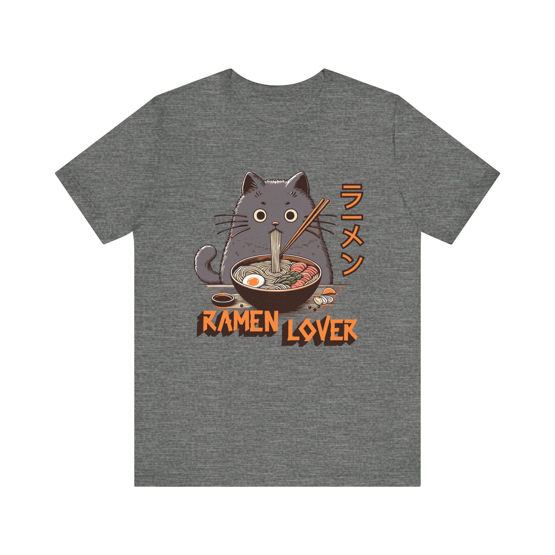 Cat Ramen lover t shirt Unisex Jersey Short Sleeve Tee