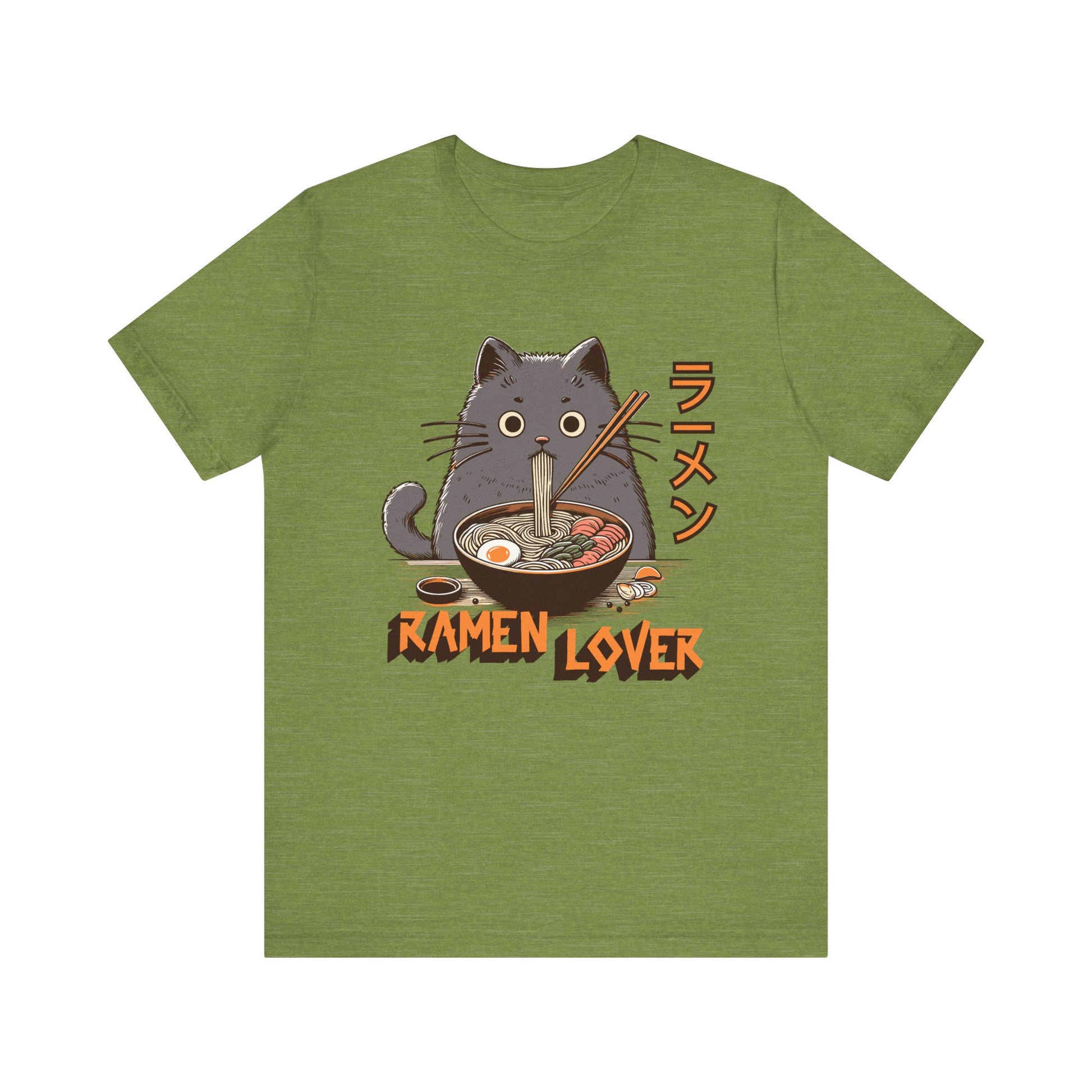 Cat Ramen lover t shirt Unisex Jersey Short Sleeve Tee