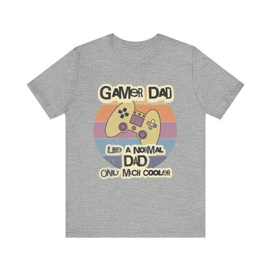 Gamer Dad Unisex Jersey Short Sleeve Tee