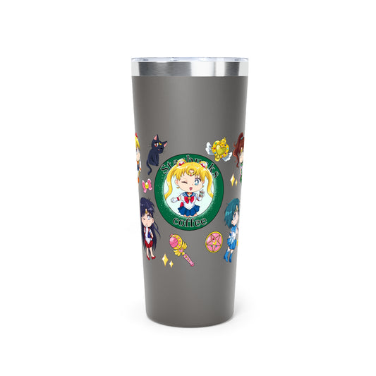 Sailor Chibi moon Insulated Tumbler, 22oz - Hot/Cold Drinks, Copper Vacuum