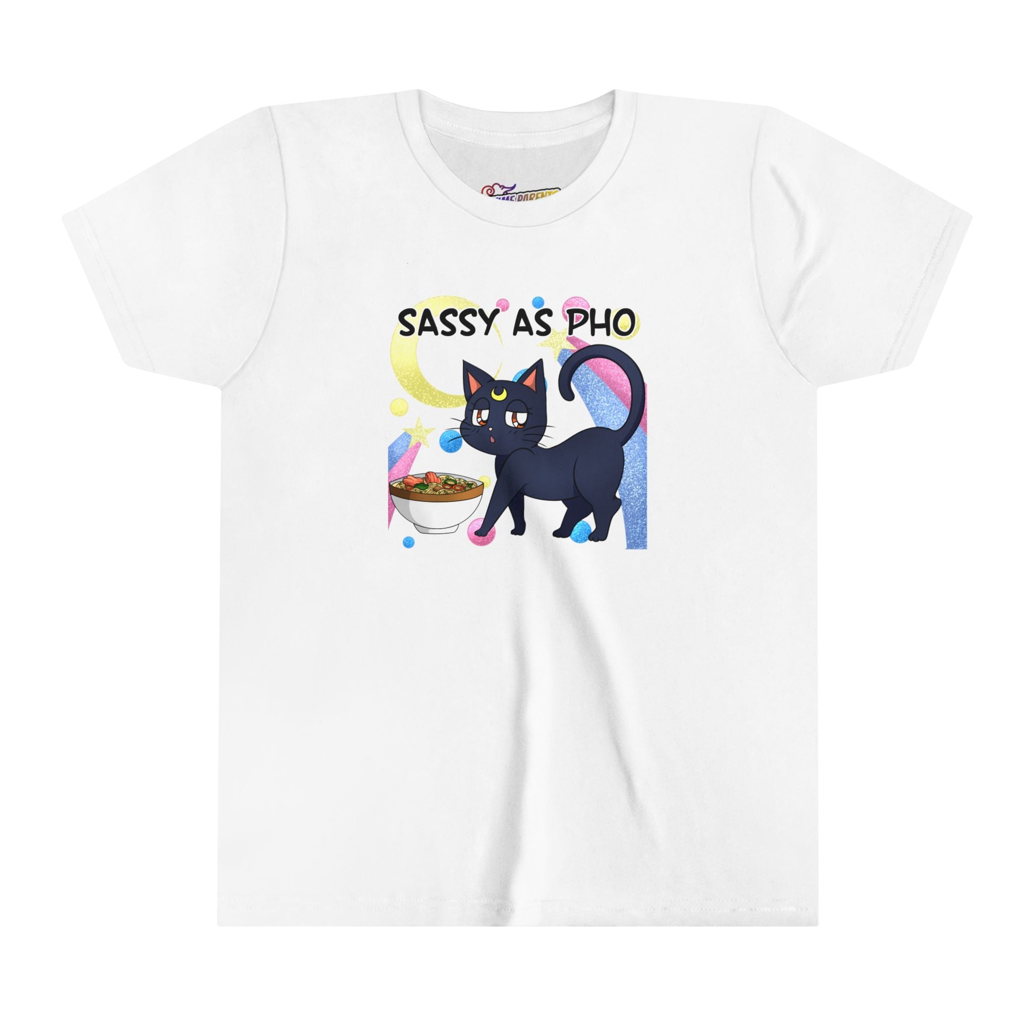 Youth T-Shirt Cute Luna Cat Guardian Inspired Sassy Tee