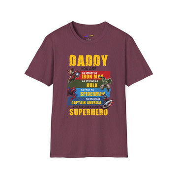 Amazing Dad  T shirt, smart, strong, fast and brave