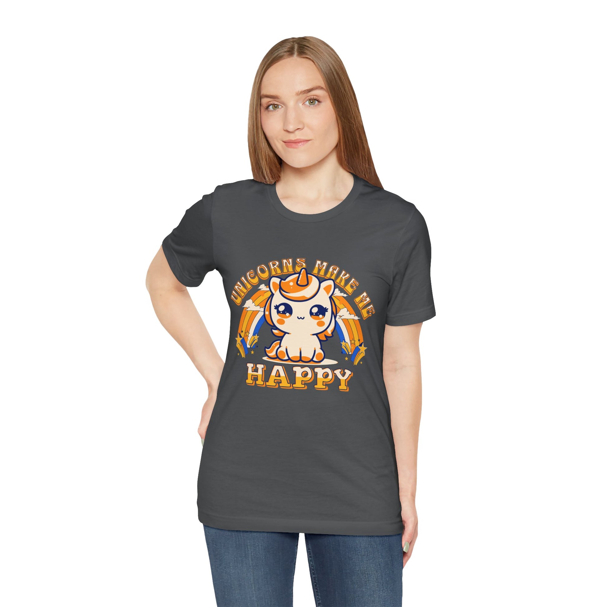 Unicorns make me happy T shirt