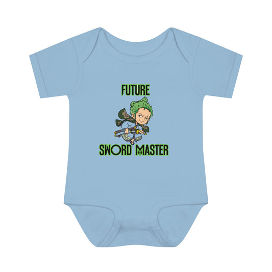 Future sword master Infant Baby Rib Bodysuit