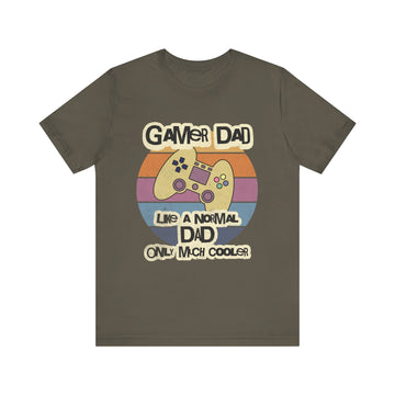 Gamer Dad Unisex Jersey Short Sleeve Tee