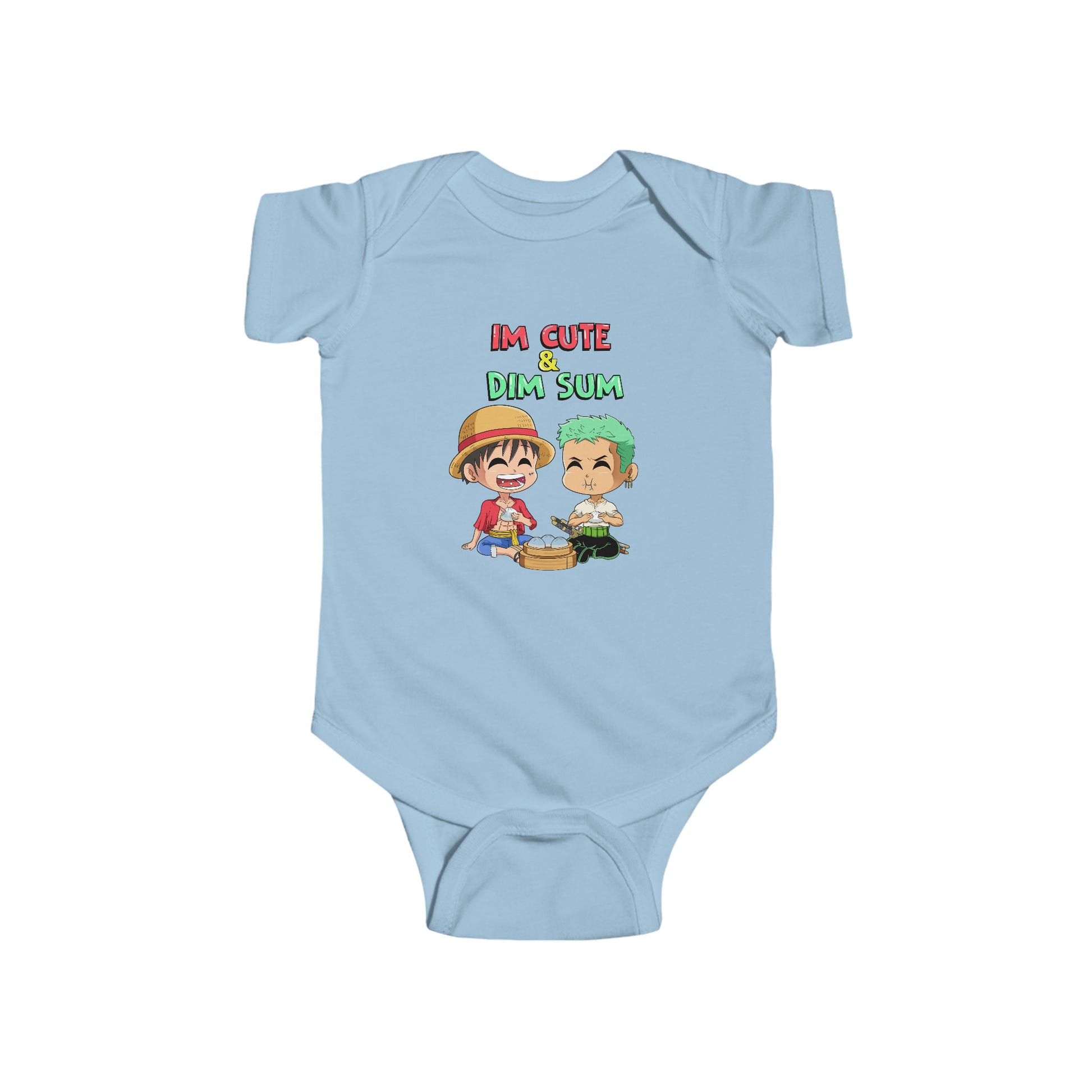 One Piece Baby Onesie "I'm Cute & Dim Sum"