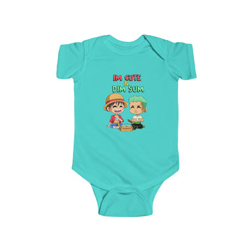 One Piece Baby Onesie "I'm Cute & Dim Sum"