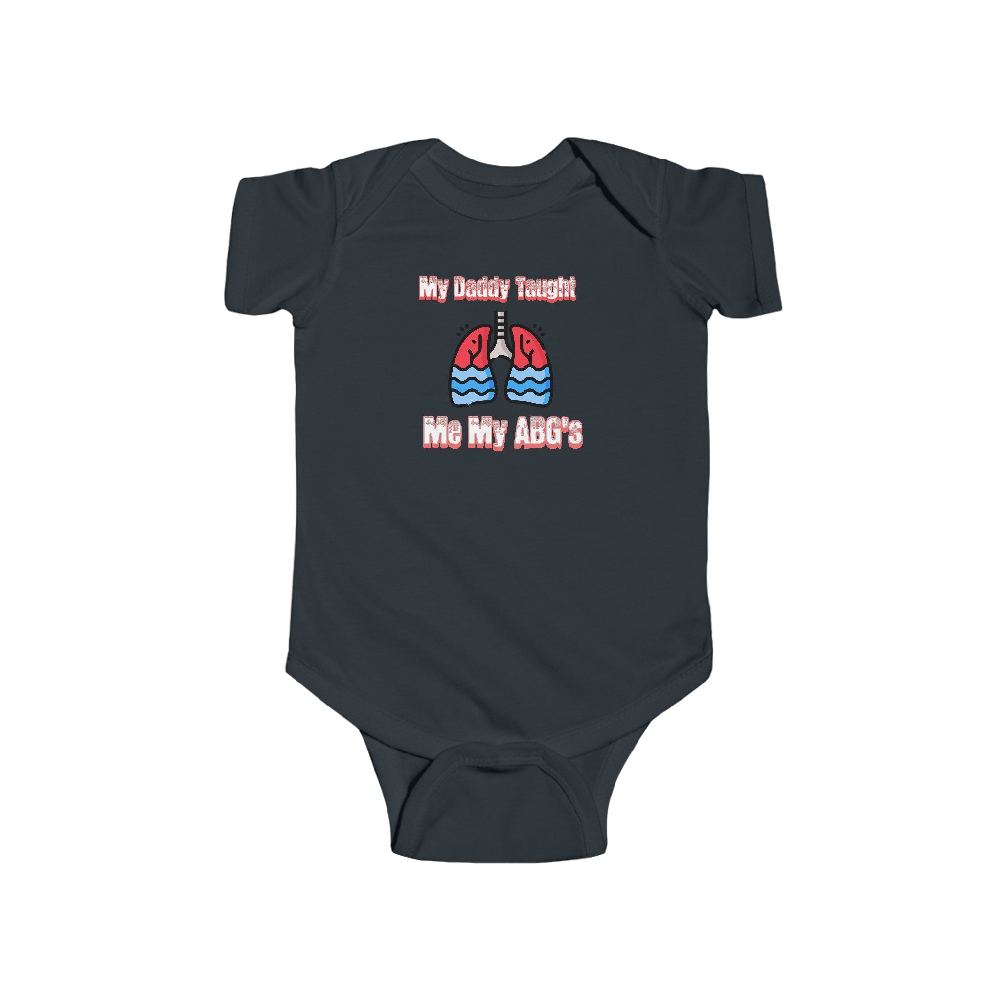 Adorable Respiratory Therapist Baby Onesie: Perfect Gift for Little Future Healers Infant Fine Jersey Bodysuit