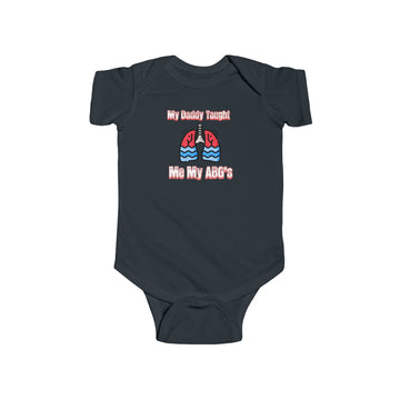 Adorable Respiratory Therapist Baby Onesie: Perfect Gift for Little Future Healers Infant Fine Jersey Bodysuit