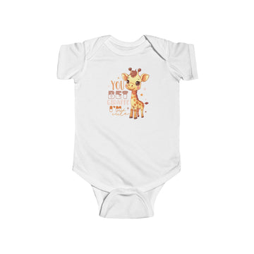 Infant Bodysuit - Giraffe I am Cute Funny Baby Onesie