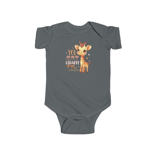 Infant Bodysuit - Giraffe I am Cute Funny Baby Onesie