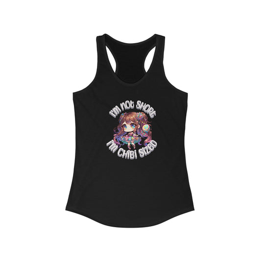 Chibi Sized funny Women's Ideal Racerback Tank