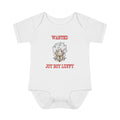 Wanted baby onsie Infant Baby Rib Bodysuit