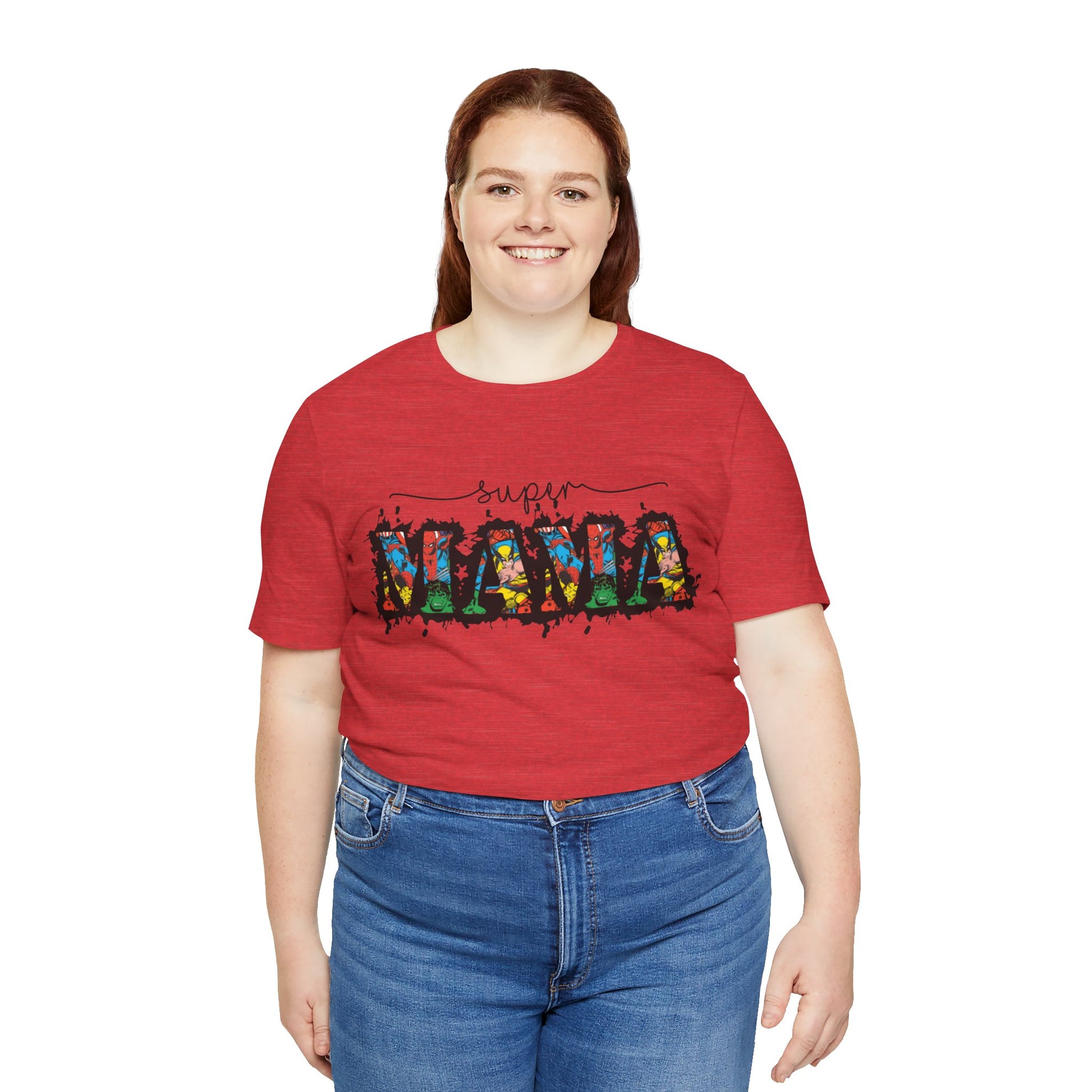 Super mama shirt loose fit shirt Unisex Jersey Short Sleeve Tee