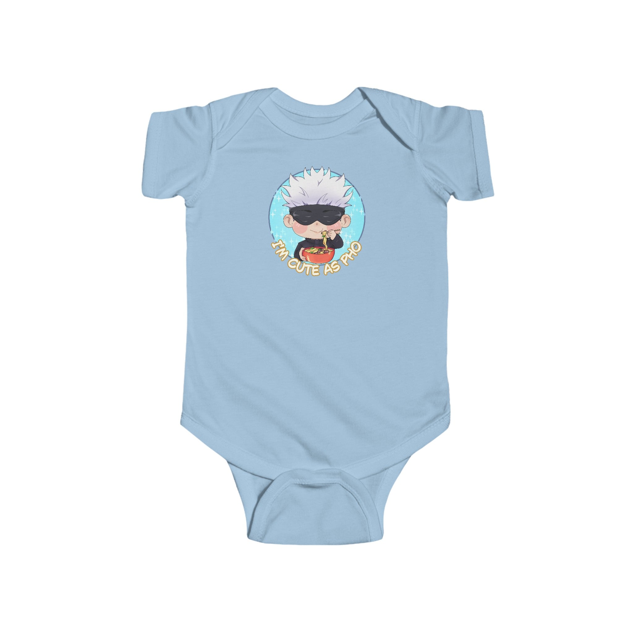 Elevate your baby's cuteness with our 'I'm Cute as Pho" Onesie - soft, adorable, and irresistibly charming