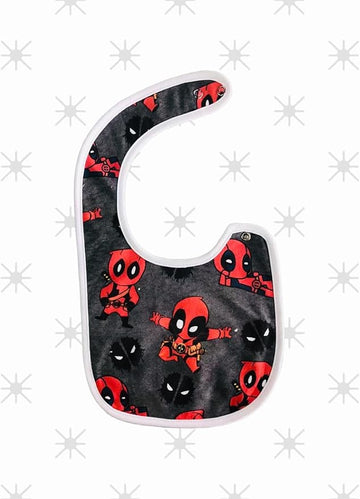 Deadpool Baby Bibs, 1PC Cotton Baby Bibs for Drooling and Teething