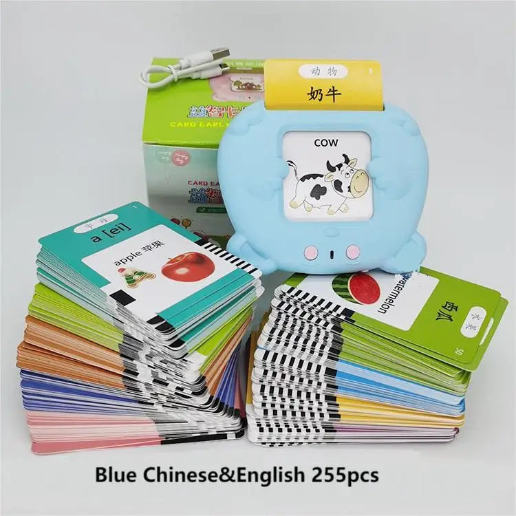 Panda Shape New Children'S Early Education Learning Card Machine with Vietnamese English Cantonese Spanish Indonesian Arabic