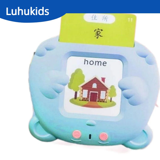 Panda Shape New Children'S Early Education Learning Card Machine with Vietnamese English Cantonese Spanish Indonesian Arabic