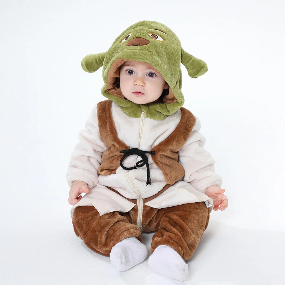 Baby Costume Boy Girl Onesie Halloween Cosplay Outfit Kid Festival Party Jumpsuit Kigurumis Winter Warm Clothes